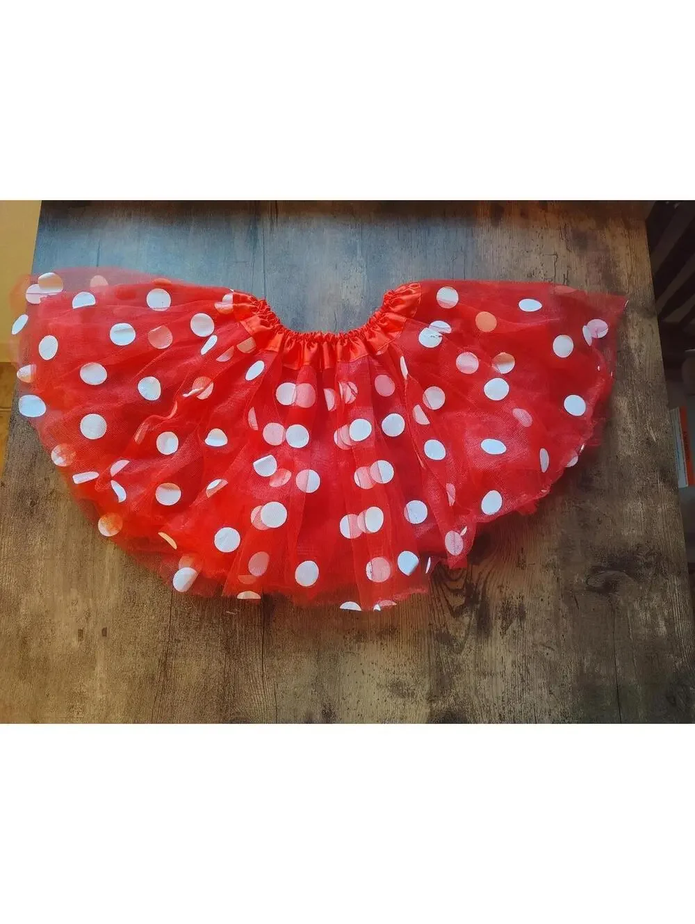Red Polka Dot Tutu Skirt Girls